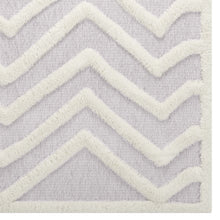 Load image into Gallery viewer, Whimsical Pathway Abstract Chevron Shag 5x8 Area Rug by Modway