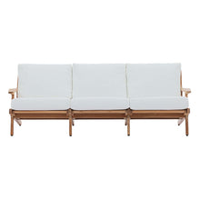 Load image into Gallery viewer, Saratoga Outdoor Patio Premium Grade A Teak Wood Sofa by Modway