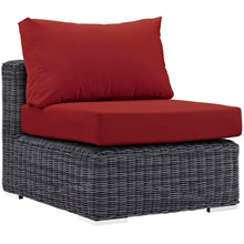 Load image into Gallery viewer, Summon 7 Piece Outdoor Patio Sunbrella¨ Sectional Set by Modway