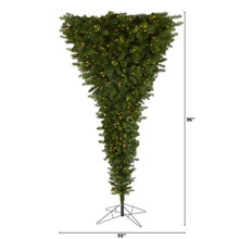 Load image into Gallery viewer, 8' Sun Valley Spruce Upside Down Artificial Christmas Tree