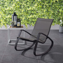 Load image into Gallery viewer, Traveler Rocking Outdoor Patio Mesh Sling Lounge Chair by Modway