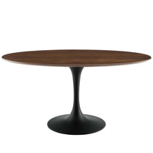 Load image into Gallery viewer, Lippa 60" Oval Walnut Wood Dining Table by Modway