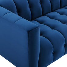 Load image into Gallery viewer, Mesmer Channel Tufted Button Performance Velvet Sofa by Modway