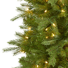 Load image into Gallery viewer, 6' Vienna Fir Artificial Christmas Tree with 400 Warm White Lights