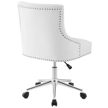 Load image into Gallery viewer, Regent Tufted Button Swivel Faux Leather Office Chair by Modway