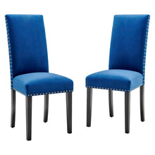 Load image into Gallery viewer, Parcel Performance Velvet Dining Side Chairs Set of 2 by Modway
