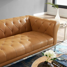 Load image into Gallery viewer, Idyll Tufted Button Upholstered Leather Chesterfield Loveseat by Modway