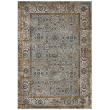 Load image into Gallery viewer, Hisa Distressed Vintage Floral Lattice 5x8 Area Rug by Modway