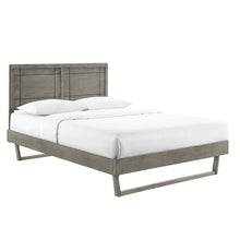 Load image into Gallery viewer, Marlee Wood King Platform Bed With Angular Frame by Modway