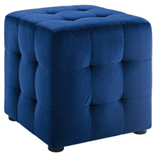 Load image into Gallery viewer, Contour Tufted Cube Performance Velvet Ottoman by Modway