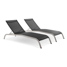 Load image into Gallery viewer, Savannah Outdoor Patio Mesh Chaise Lounge Set of 2 by Modway