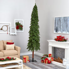Load image into Gallery viewer, 9' Gr& Alpine Artificial Christmas Tree w/ 600 Clear Lights & 1183 Bendable
