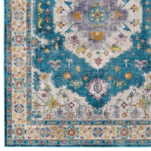 Load image into Gallery viewer, Success Anisah Distressed Floral Vintage Medallion 8x10 Area Rug by Modway
