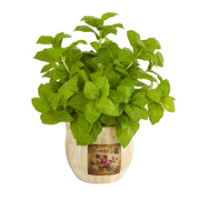 Load image into Gallery viewer, 12" Basil Artificial Plant in Decorative Planter