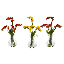 Load image into Gallery viewer, 10" Baby Breath Artificial Arrangement in Vase (Set of 3)