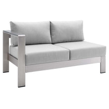 Load image into Gallery viewer, Shore Sunbrella¨ Fabric Aluminum Outdoor Patio Left-Arm Loveseat by Modway