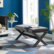 Load image into Gallery viewer, Rivet Performance Velvet Bench by Modway