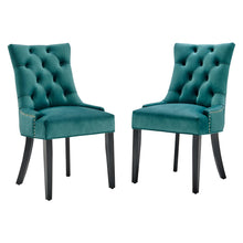 Load image into Gallery viewer, Regent Tufted Performance Velvet Dining Side Chairs Set of 2 by Modway