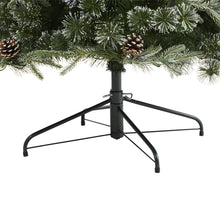 Load image into Gallery viewer, 7.5' Snowed Tipped Clermont Mixed Pine Artificial Christmas Tree