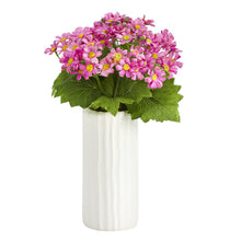 Load image into Gallery viewer, 13" Daisy Artificial Plant in White Planter