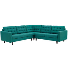 Load image into Gallery viewer, Empress 3 Piece Upholstered Fabric Sectional Sofa Set by Modway