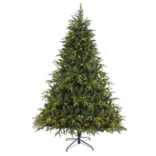 Load image into Gallery viewer, 7' Colorado Mountain Fir 'Natural Look' Artificial Christmas Tree w/ 500 LED