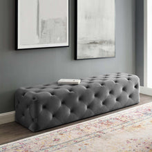 Load image into Gallery viewer, Amour 72" Tufted Button Entryway Performance Velvet Bench by Modway