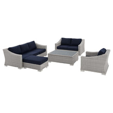 Load image into Gallery viewer, Conway 5-Piece Sunbrella¨ Outdoor Patio Wicker Rattan Furniture Set by Modway