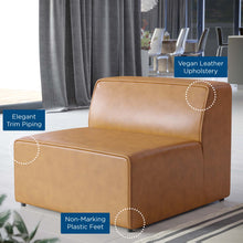 Load image into Gallery viewer, Mingle Vegan Leather Armless Chair by Modway