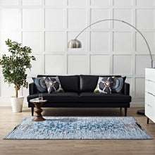 Load image into Gallery viewer, Chiara Distressed Floral Lattice Contemporary 5x8 Area Rug by Modway