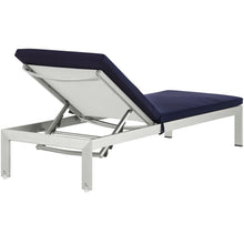 Load image into Gallery viewer, Shore Outdoor Patio Aluminum Chaise with Cushions by Modway