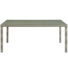 Load image into Gallery viewer, Conduit 70" Outdoor Patio Wicker Rattan Dining Table by Modway