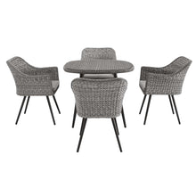 Load image into Gallery viewer, Endeavor 5 Piece Outdoor Patio Wicker Rattan Dining Set by Modway