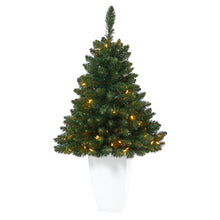 Load image into Gallery viewer, 3.5' Northern Rocky Spruce Artificial Christmas Tree w/ 50 Clear Lights