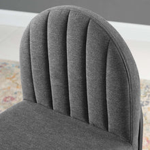 Load image into Gallery viewer, Isla Channel Tufted Upholstered Fabric Dining Side Chair by Modway
