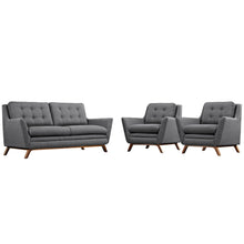Load image into Gallery viewer, Beguile 3 Piece Upholstered Fabric Living Room Set by Modway