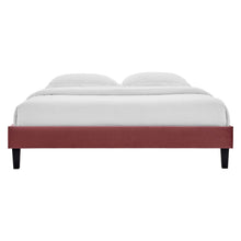 Load image into Gallery viewer, Reign Performance Velvet Queen Platform Bed Frame by Modway