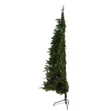 Load image into Gallery viewer, 7' Grand Teton Spruce Flat Back Artificial Christmas Tree w/220 Clear LED