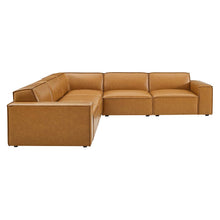 Load image into Gallery viewer, Restore 5-Piece Vegan Leather Sectional Sofa by Modway