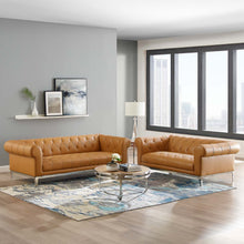 Load image into Gallery viewer, Idyll Tufted Upholstered Leather Sofa and Loveseat Set by Modway