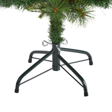 Load image into Gallery viewer, 4' Mixed Pine Artificial Christmas Tree w/ 100 Clear LED Lights, Pine Cones