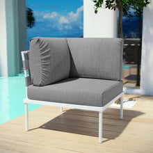 Load image into Gallery viewer, Harmony Outdoor Patio Aluminum Corner Sofa by Modway