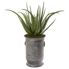 Load image into Gallery viewer, 31" Aloe Artificial Plant in Metal Planter