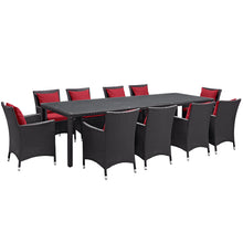 Load image into Gallery viewer, Convene 11 Piece Outdoor Patio Dining Set by Modway