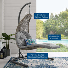 Load image into Gallery viewer, Landscape Hanging Chaise Lounge Outdoor Patio Swing Chair by Modway