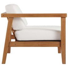 Load image into Gallery viewer, Bayport 3-Piece Outdoor Patio Teak Wood Sectional Sofa Set by Modway