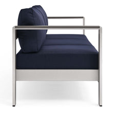 Load image into Gallery viewer, Shore Outdoor Patio Aluminum Sofa by Modway