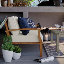 Load image into Gallery viewer, Marina Outdoor Patio Teak Sofa by Modway