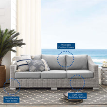 Load image into Gallery viewer, Conway Sunbrella¨ Outdoor Patio Wicker Rattan Sofa by Modway