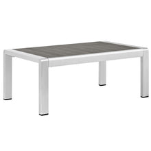 Load image into Gallery viewer, Shore 6 Piece Outdoor Patio Aluminum Sectional Sofa Set by Modway